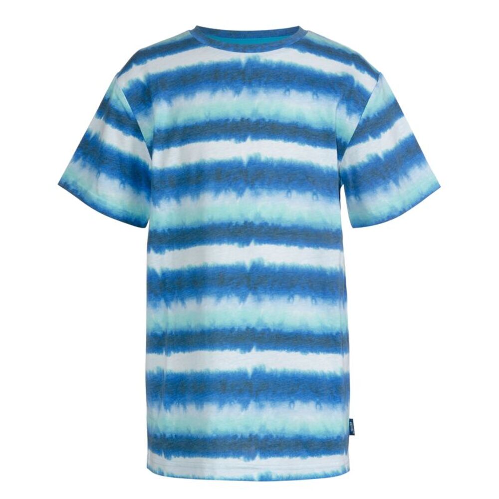 Univibe Big Boys Short Sleeve Oxman Striped Crew T-Shirt